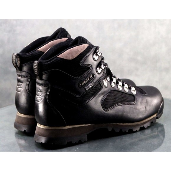 Trezeta Gore Tex Men\'s Waterproof Hiking Boots Size 8 Leather Black